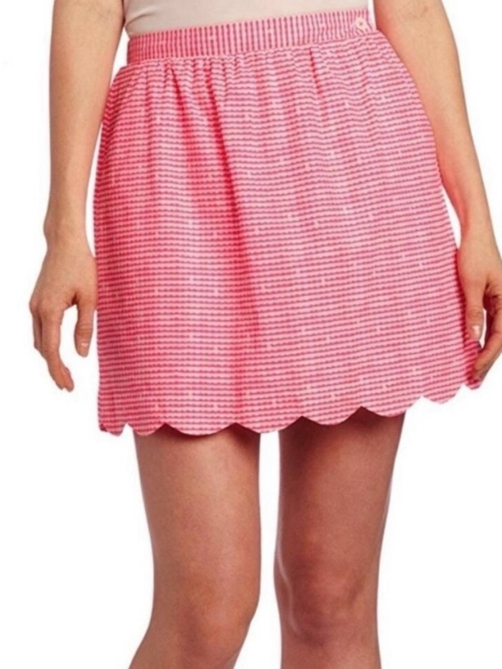 Lilly Pulitzer Scalloped Hem Mini Skirt